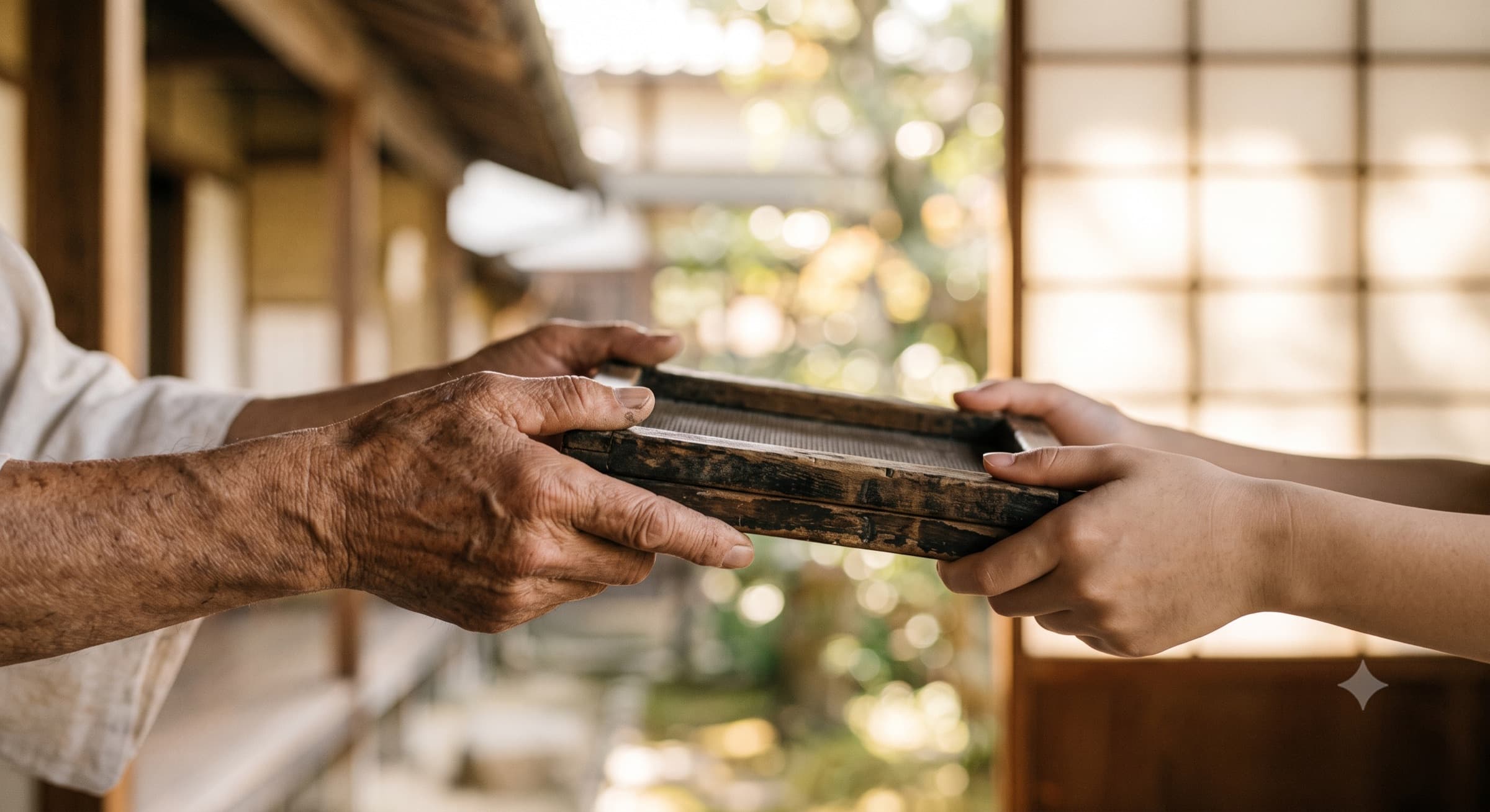 作り手からお寺へ、手仕事を受け渡す手元